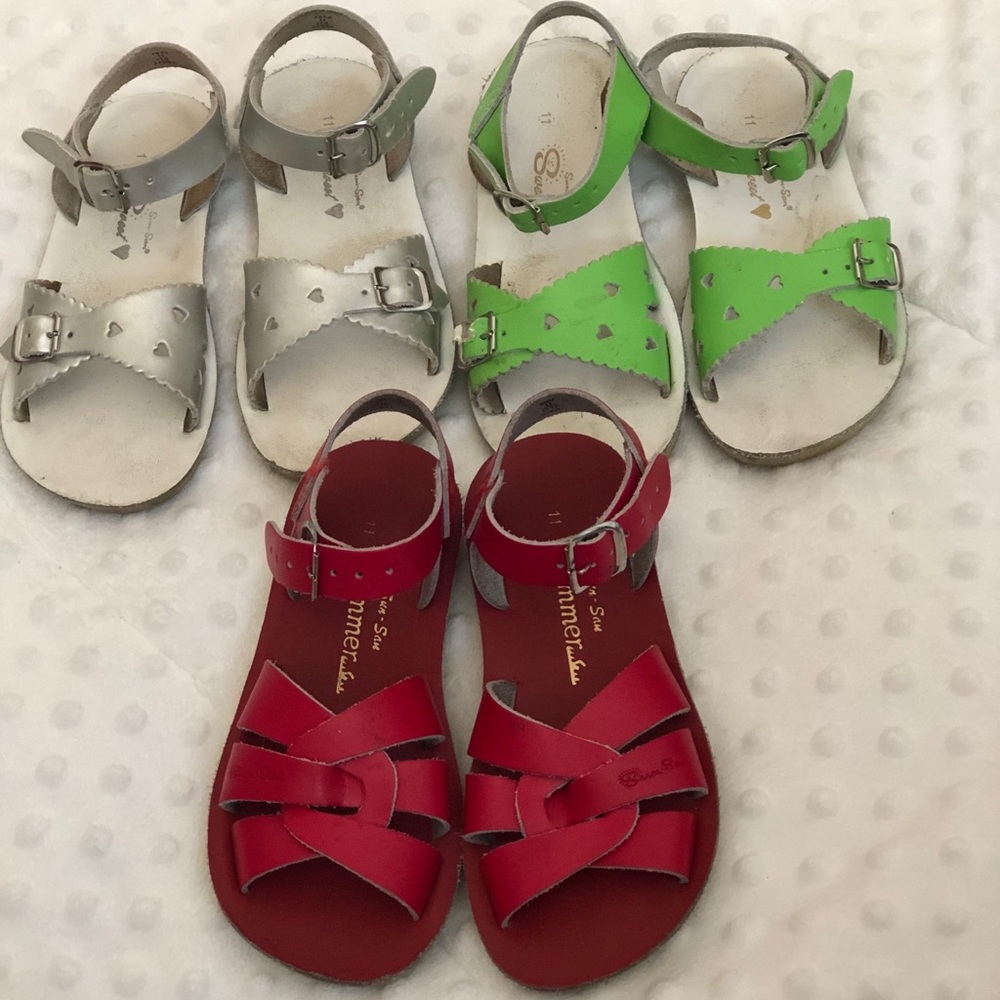 Size 11T salt water Sandals by Hoy